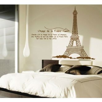 Eiffel torony falmatrica, barna