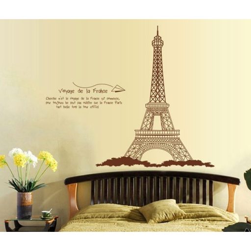 Eiffel torony falmatrica, barna