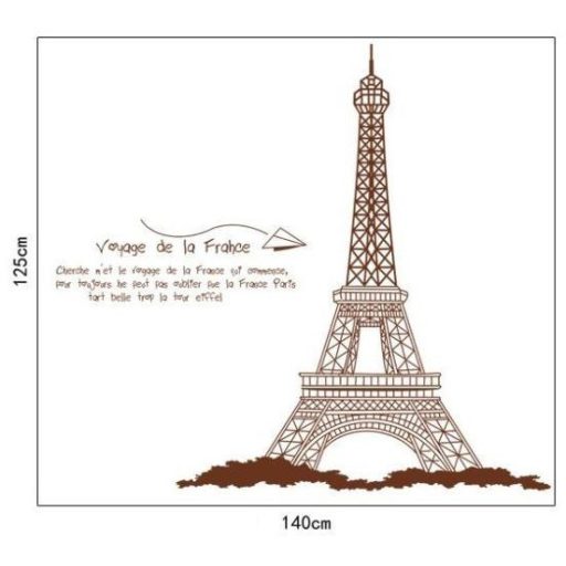 Eiffel torony falmatrica, barna