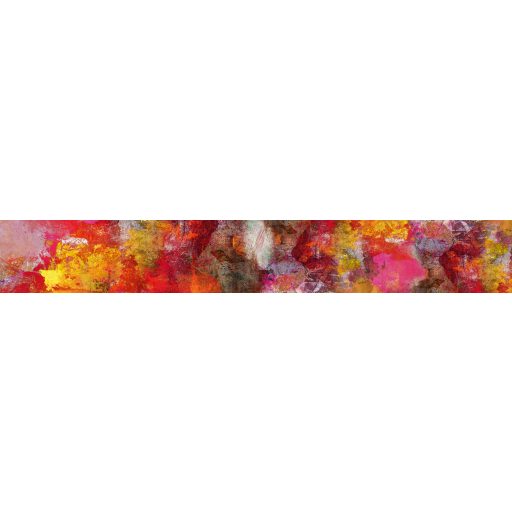 Absztrakt fal, konyhai matrica hátfal, 420 cm