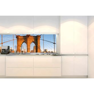 Brooklyn híd, konyhai matrica hátfal, 180 cm