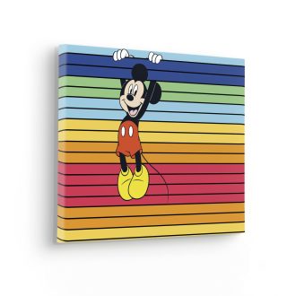 Mickey Színes zenekar, vászonkép