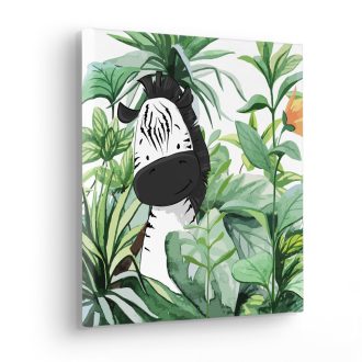 Elveszett zebra, vászonkép