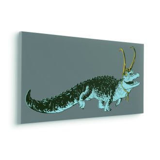 Loki Aligátor variáció, vászonkép