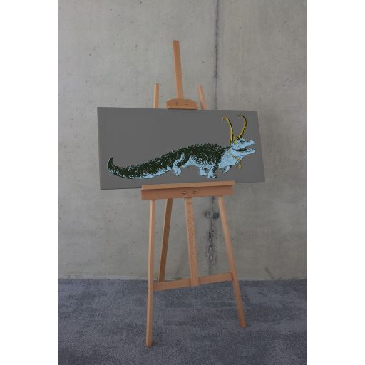 Loki Aligátor variáció, vászonkép