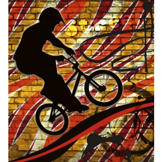 BMX-es, poszter tapéta 225*250 cm