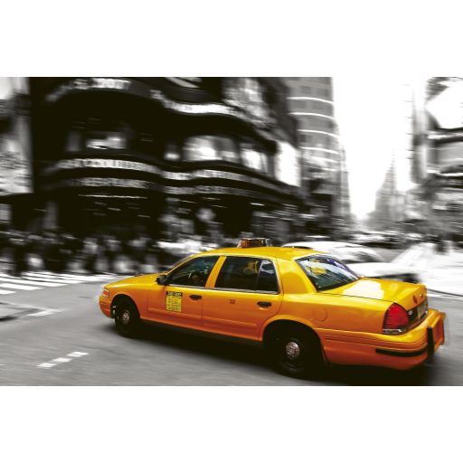 Sárga taxi, poszter tapéta 375*250 cm
