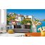 Olasz tengerparti város, poszter tapéta 375*250 cm