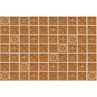 Agyagcsempék mintás poszter tapéta 375*250 cm
