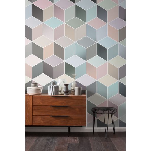 Pasztell Kockák, poszter tapéta