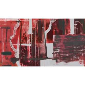 Kockák Gurulása piros-merlot, poszter tapéta