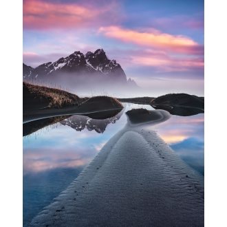 Ragyogó Vestrahorn, poszter tapéta