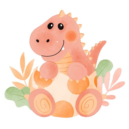 Ma született kissárkány, falmatrica gyerekeknek