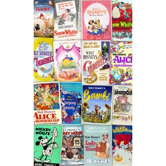 Disney Filmposzterek Retro Lányok, poszter tapéta