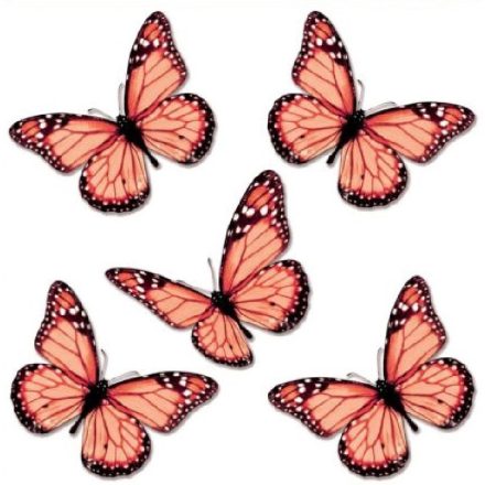 Gyönyörű pillangók8, sztatikus ablakmatrica