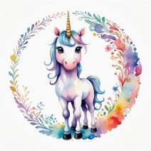 Kör alakú gyerekszoba falmatrica