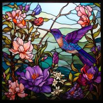 Csempematrica - Ólomüveg hatású