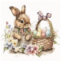 Húsvéti ablakmatrica - sztatikus