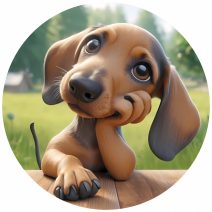 Állatos falmatrica - kör alakú