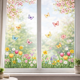 Az ablakmatrica népszerűsége az otthondekorációban